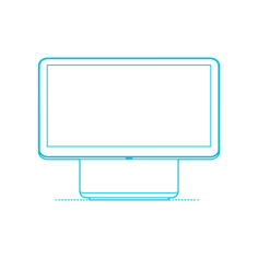 Digital Point Of Sale Machines Square Register Sketch Svg Vector, Free Vectors File